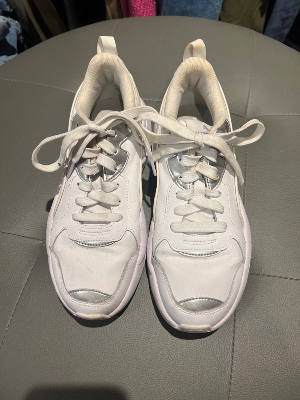 Puma White Athletic Sneakers